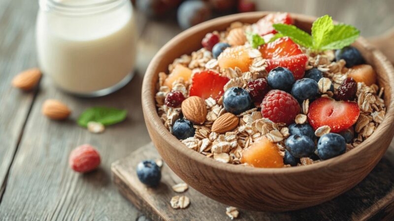 Comment intégrer plus de fibres dans votre alimentation avec du muesli croustillant